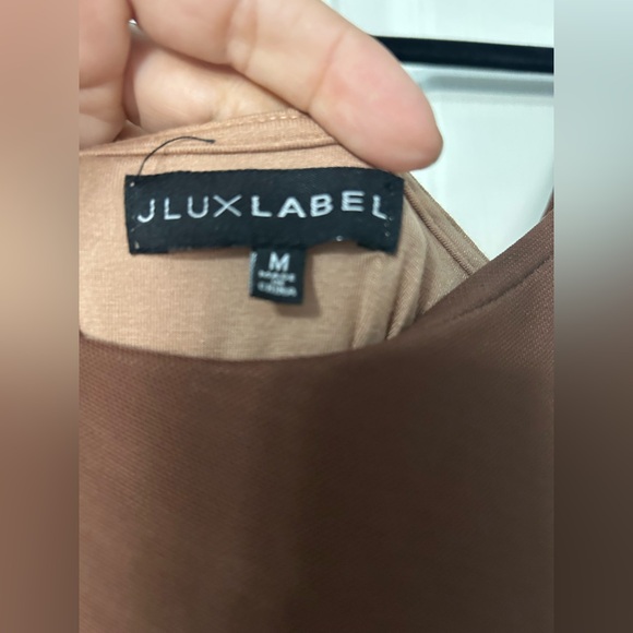 Jlux label brown slit dress - Picture 5 of 5